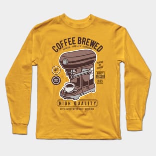 Coffee Brewed Long Sleeve T-Shirt